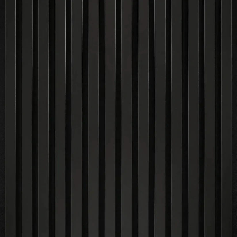 Painéis que imitam madeira com dimensões de 270 × 110 cm